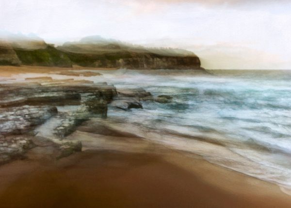 Turimetta beach Painterly photography subtle colours photographic impressionism seascape landscape